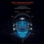 YINDIAO Q7 Colorful Light Computer Wired Headset USB Gaming Headset - Image 9