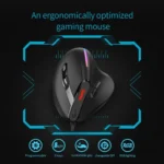 ZELOTES T50 9-Keys RGB Lighting Effect Vertical Grip Ergonomic Programming Wired Mouse - Image 5