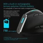 ZELOTES F36 9-Keys Vertical Grip Ergonomic Programming Dual Bluetooth + 2.4G Wireless Mouse - Image 8