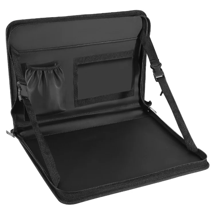 Multifunctional Car Steering Wheel Dining Table Car Seatback Hanging Foldable Storage Bag