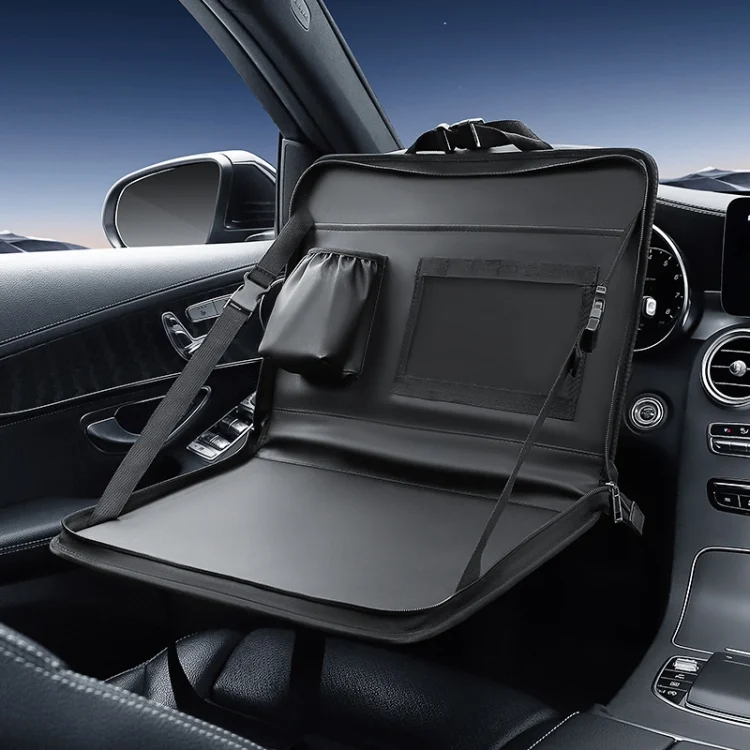 TBD06054343_B1.webp Multifunctional Car Steering Wheel Dining Table Car Seatback Hanging Foldable Storage Bag - Image 2