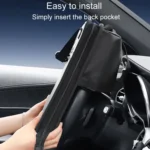 Multifunctional Car Steering Wheel Dining Table Car Seatback Hanging Foldable Storage Bag - Image 6
