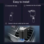 A26 Intelligent Car Air Vent Essential Oil Aromatherapy Diffuser Deodorizing Spray Scent Extender - Image 9