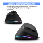ZELOTES C18 11-Keys RGB Vertical Grip Ergonomic Joystick Programming Gaming Wired Mouse - Image 6