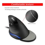 ZELOTES T30 6-keys Vertical Grip Detachable Ergonomic Wired Mouse - Image 11