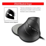 ZELOTES T30 6-keys Vertical Grip Detachable Ergonomic Wired Mouse - Image 10