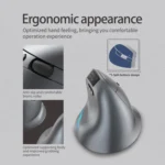 ZELOTES F-26C 8-Keys 2.4G+Bluetooth Dual-Mode LED Display Vertical Grip Wireless Mouse - Image 13