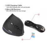 ZELOTES F35 6-buttons Vertical Grip Ergonomic Rechargeable Wireless Mouse - Image 12