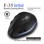 ZELOTES F35 6-buttons Vertical Grip Ergonomic Rechargeable Wireless Mouse - Image 4