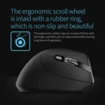 ZELOTES F36A 6-Buttons Vertical Grip Ergonomic Rechargeable Wireless Mouse - Image 10