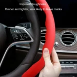 38cm Liquid Silicone Sweat-Absorbing Anti-Skid Car Steering Wheel Cover - Image 5