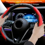 38cm Liquid Silicone Sweat-Absorbing Anti-Skid Car Steering Wheel Cover - Image 7