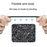 2pcs DC 5.5 x 2.1mm Straight To Bend Adapter Cable Male To Female Power Cord Extension Cord - Image 3