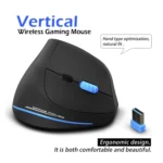ZELOTES F-35A 6-Buttons Vertical Grip Ergonomic Rechargeable Wireless Mouse - Image 15