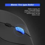 ZELOTES F-35A 6-Buttons Vertical Grip Ergonomic Rechargeable Wireless Mouse - Image 9