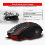 ZELOTES C8 8-buttons Ergonomic Game Programming Custom Wired Mouse - Image 11