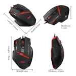 ZELOTES C8 8-buttons Ergonomic Game Programming Custom Wired Mouse - Image 3
