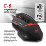 ZELOTES C8 8-buttons Ergonomic Game Programming Custom Wired Mouse - Image 4