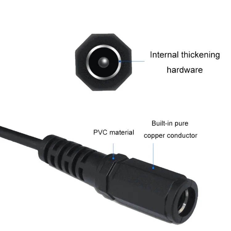 TBD06054486_B4.webp 2pcs DC 5.5 X 2.1mm Female To XH2.54 Terminal Motherboard Connection Cable - Image 5