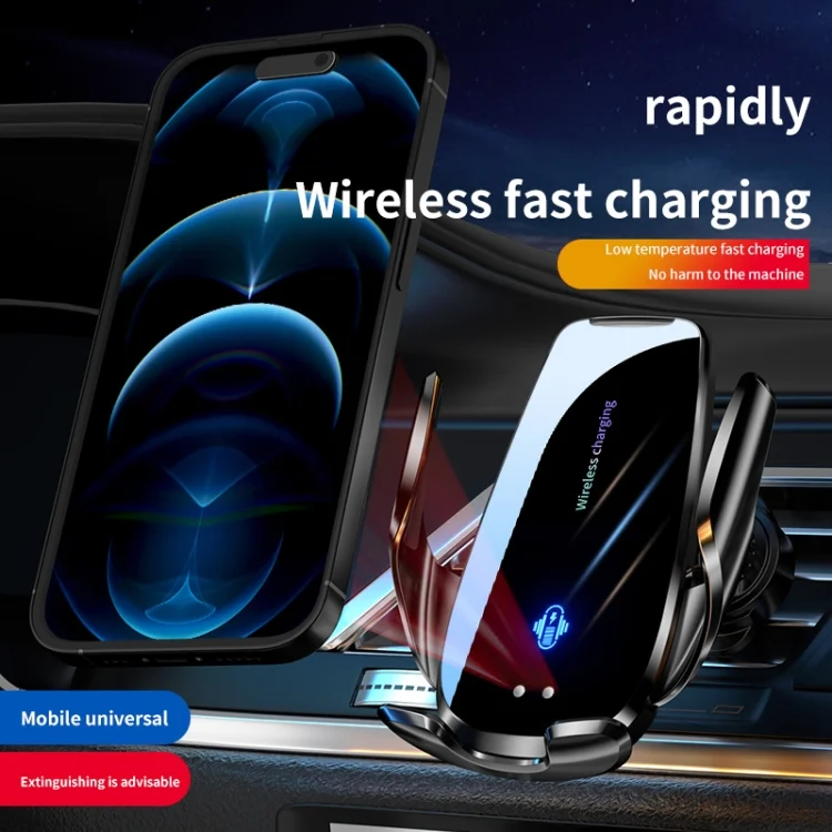 TBD06054492_B1.webp Q96 Car Wireless Charging Cell Phone Navigation Mount - Image 2