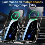 Q96 Car Wireless Charging Cell Phone Navigation Mount - Image 4