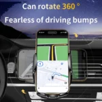 Q96 Car Wireless Charging Cell Phone Navigation Mount - Image 5