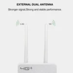 4G LTE CPE Colorful Screen Router Triple Network Plug and Play Mobile Router, EU Plug - Image 6