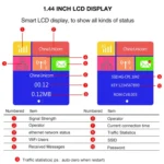 4G LTE CPE Colorful Screen Router Triple Network Plug and Play Mobile Router, EU Plug - Image 7