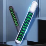 T1 Car Hidden Moving Phone Plate Vehicle Temporary Parking Number Board - Image 2