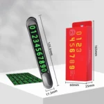 T1 Car Hidden Moving Phone Plate Vehicle Temporary Parking Number Board - Image 3