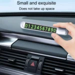 T1 Car Hidden Moving Phone Plate Vehicle Temporary Parking Number Board - Image 7