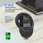 ZELOTES F17 6-buttons Vertical Grip Ergonomic Wireless Mouse - Image 8