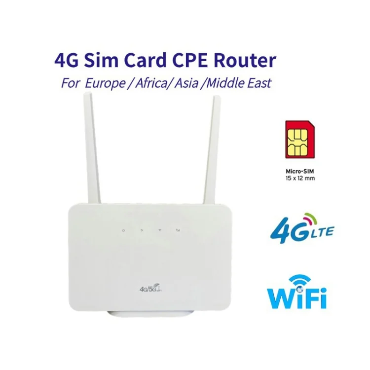 TBD06054567_B1.webp 4G CPE Wireless Plug-In Mobile Router Network Cable Mobile WiFi, EU Plug - Image 2