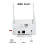 4G CPE Wireless Plug-In Mobile Router Network Cable Mobile WiFi, EU Plug - Image 3