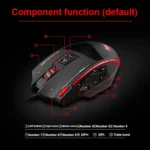 ZELOTES C19 12-Keys Ergonomic Programming Custom Wired Mouse - Image 4