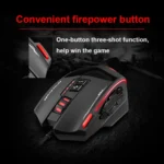 ZELOTES C19 12-Keys Ergonomic Programming Custom Wired Mouse - Image 9