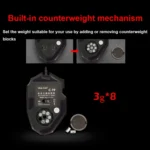 ZELOTES C19 12-Keys Ergonomic Programming Custom Wired Mouse - Image 10