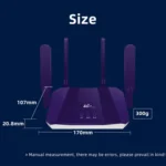 4G WiFi6 SIM Card CPE Wireless Router, EU Plug - Image 11
