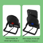 15W Desktop Vertical Cell Phone Wireless Charging Stand - Image 7