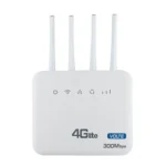 4G WiFi6 VOLTE CPE Wireless SIM Card Router With RJ45+RJ11, US Plug