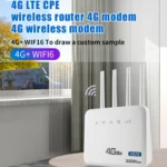 4G WiFi6 VOLTE CPE Wireless SIM Card Router With RJ45+RJ11, US Plug - Image 5