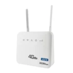 4G WiFi6 VOLTE CPE Wireless SIM Card Router With RJ45+RJ11, EU Plug