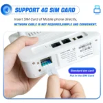 4G WiFi6 VOLTE CPE Wireless SIM Card Router With RJ45+RJ11, EU Plug - Image 5