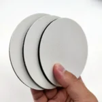 4pcs PU Leather Car Coaster Car Decorative Water Absorption Cup Sink Mat - Image 7