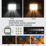 WS-300II Video Fill Light Dual Color Temperature LED Beauty Shooting Light - Image 6