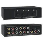 VSW41 AV 4-input 1-output RCA Lotus Interface Audio and Video Switcher - Image 2