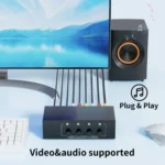 VSW41 AV 4-input 1-output RCA Lotus Interface Audio and Video Switcher - Image 6