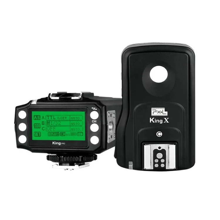 Pixel King Pro Camera Wireless Radio Flash TTL Transmitter and Receiver