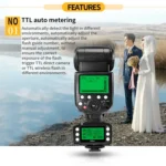 Pixel King Pro Camera Wireless Radio Flash TTL Transmitter and Receiver - Image 3