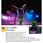 Pixel King Pro Camera Wireless Radio Flash TTL Transmitter and Receiver - Image 4
